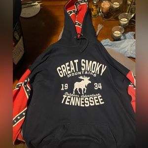 Smoky Mountains Confederate Hoodie